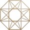 Ekena Millwork Guardian Wood Fretwork Pierced Ceiling Medallion, Birch, 24"OD x 9 3/8"ID x 3/8"T CMWP24X24X0375GDBI - alternate 1